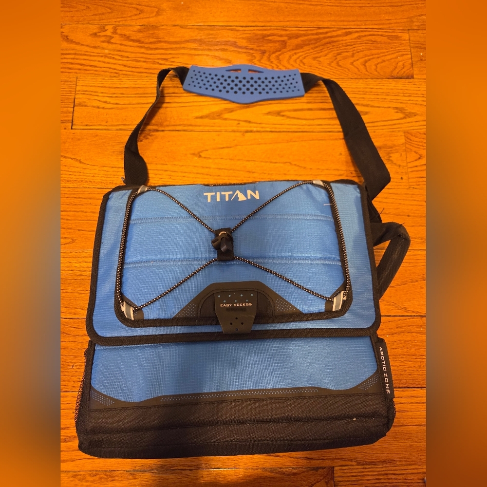 Titan Deep Freeze® 40 Can Collapsible Cooler in Blue